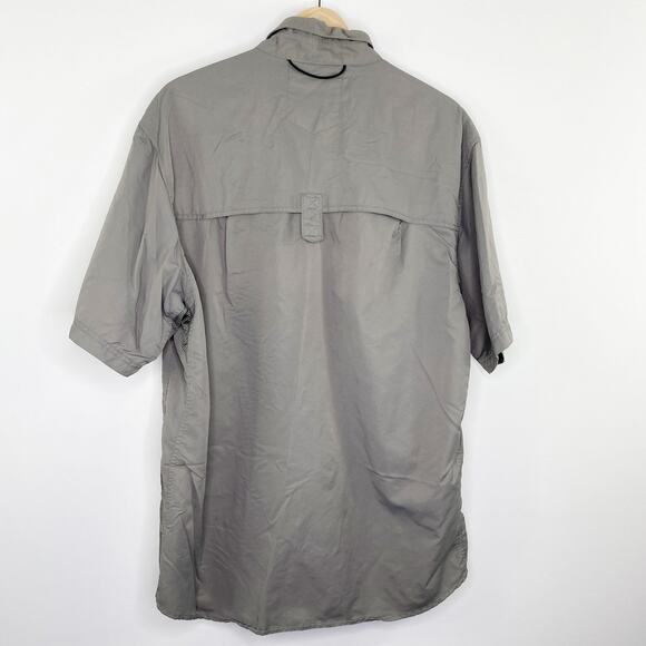 Dakota Grizzly Grey Short Sleeve Button Front Shirt Men's Size X-Large XL - Picture 9 of 9